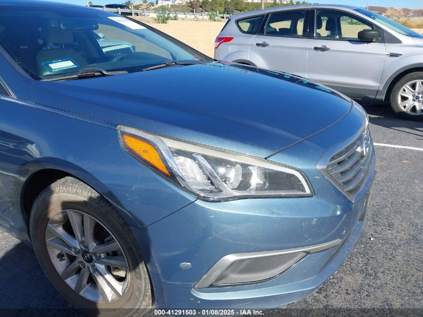 2017 HYUNDAI SONATA SE - 5NPE24AF5HH442880