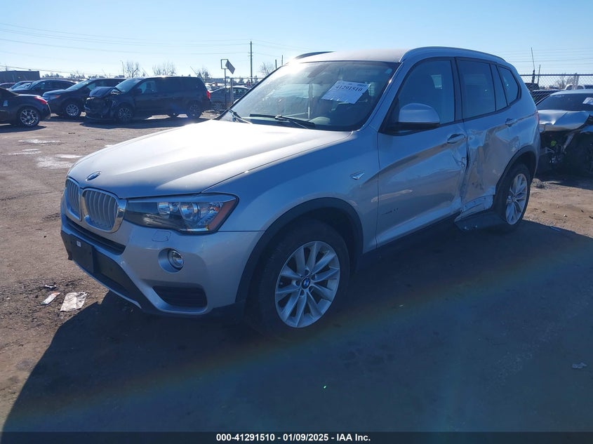 Vin: 5uxwz7c30h0v87356, lot: 41781878, bmw x3 sdrive28i 20172
