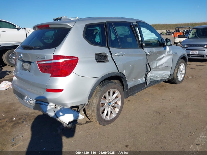Vin: 5uxwz7c30h0v87356, lot: 41781878, bmw x3 sdrive28i 20174