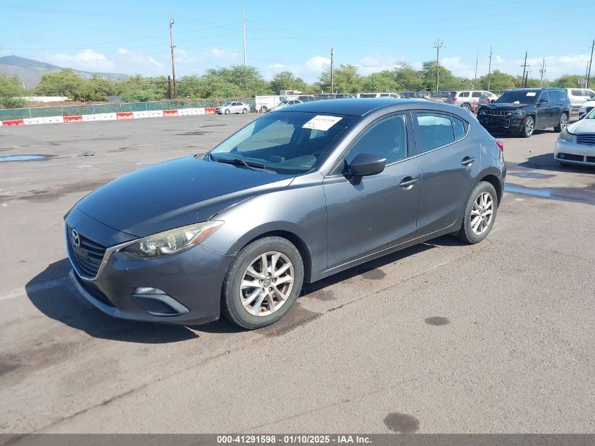 VIN JM1BM1L74E1160668 2014 MAZDA MAZDA3 no.2