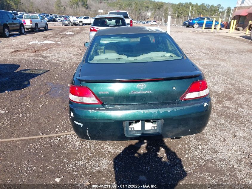 2000 Toyota Camry Solara Se V6 VIN: 2T1CF22P3YC307522 Lot: 41291697