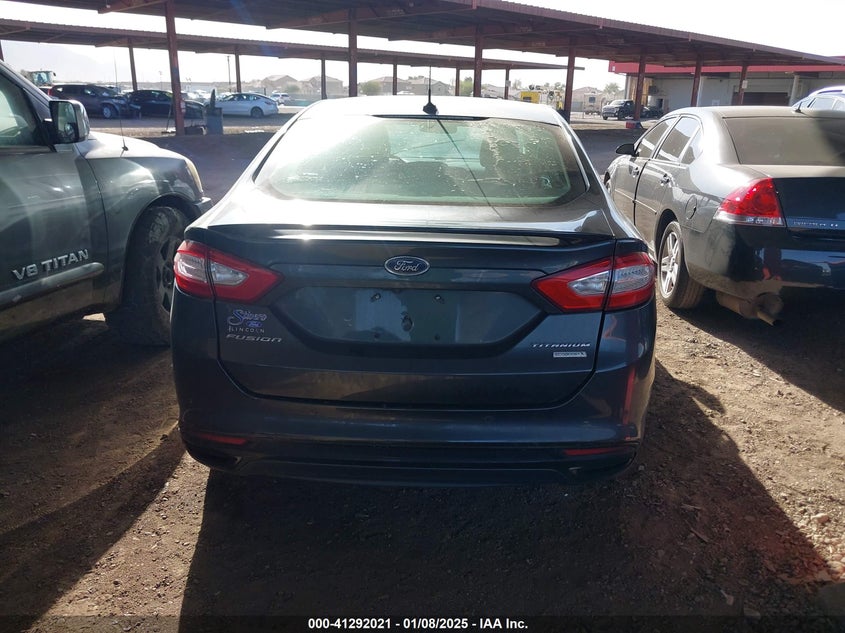 2016 FORD FUSION VIN: 3FA6P0K96GR103280