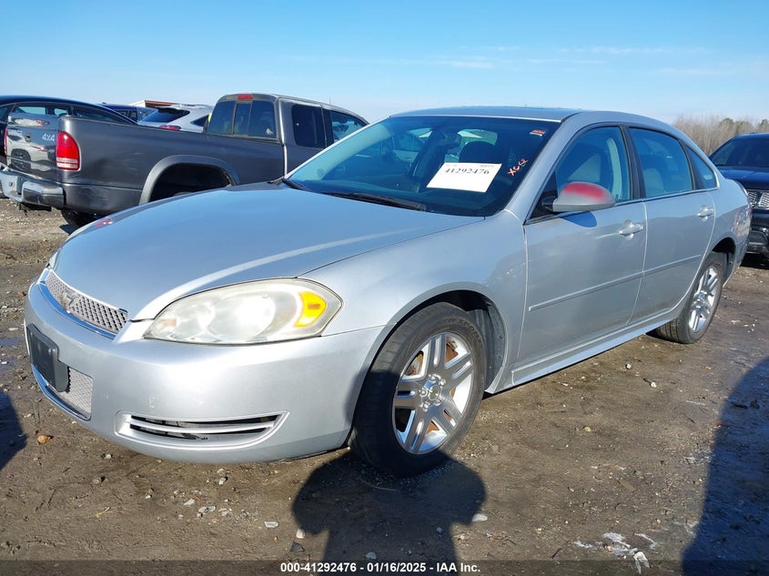 2012 CHEV IMPALA LT FLEET VIN: 2G1WG5E31C1175753
