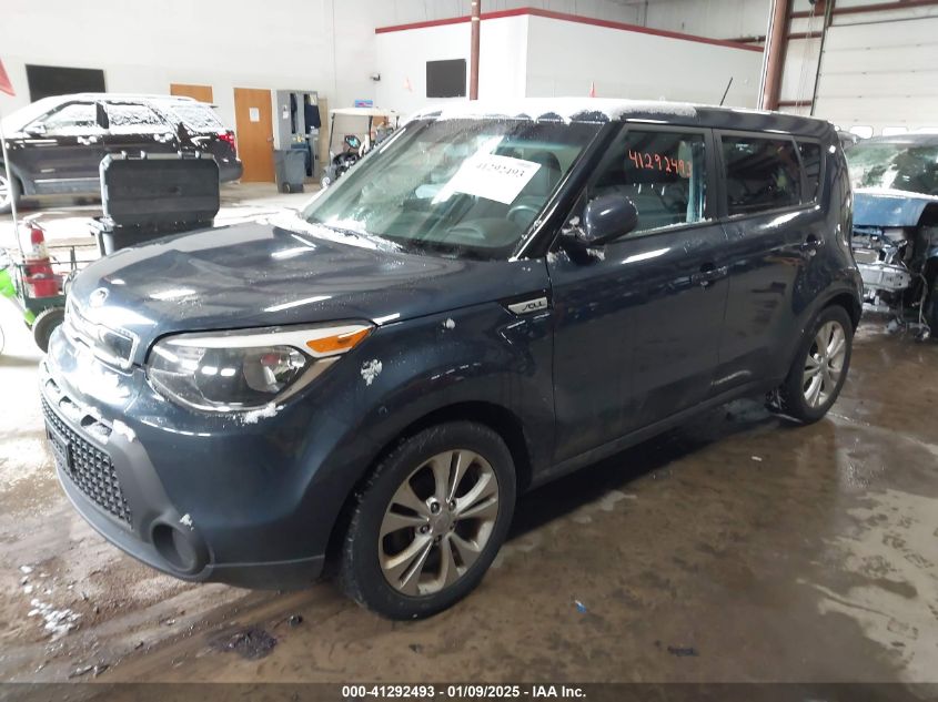 VIN KNDJP3A51F7182660 2015 KIA Soul, + no.2