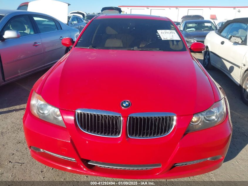2008 BMW 328I VIN: WBAVA37508NL17858 Lot: 41292494