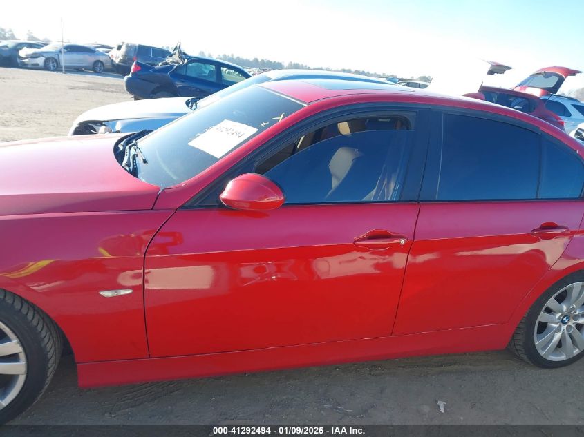 2008 BMW 328I VIN: WBAVA37508NL17858 Lot: 41292494