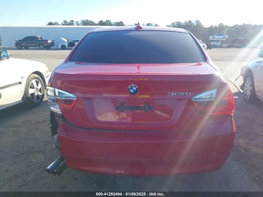 2008 BMW 328I VIN: WBAVA37508NL17858 Lot: 41292494