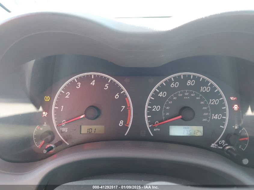 2009 Toyota Corolla Le VIN: 2T1BU40E49C087484 Lot: 41292517