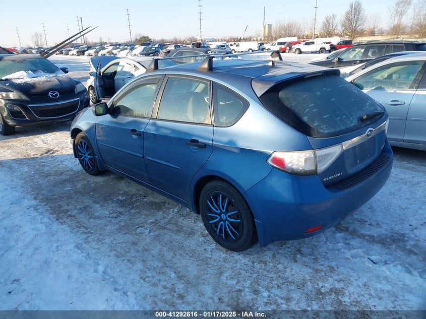 2008 SUBARU IMPREZA VIN: JF1GH61618H837968