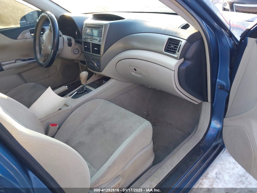 2008 SUBARU IMPREZA VIN: JF1GH61618H837968