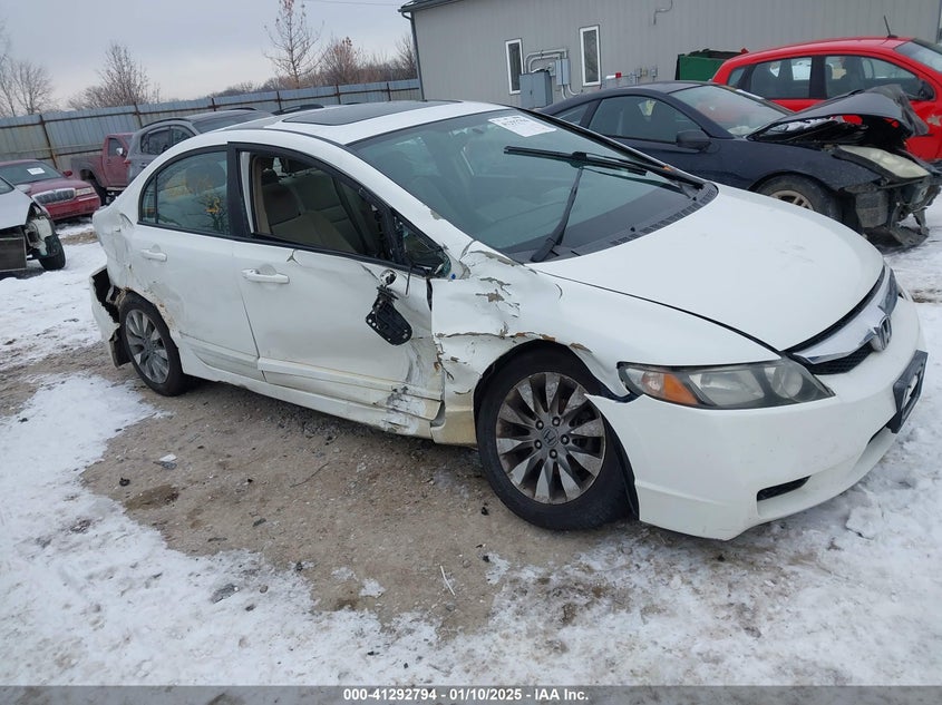 2009 HONDA CIVIC VIN: 19XFA16819E000622