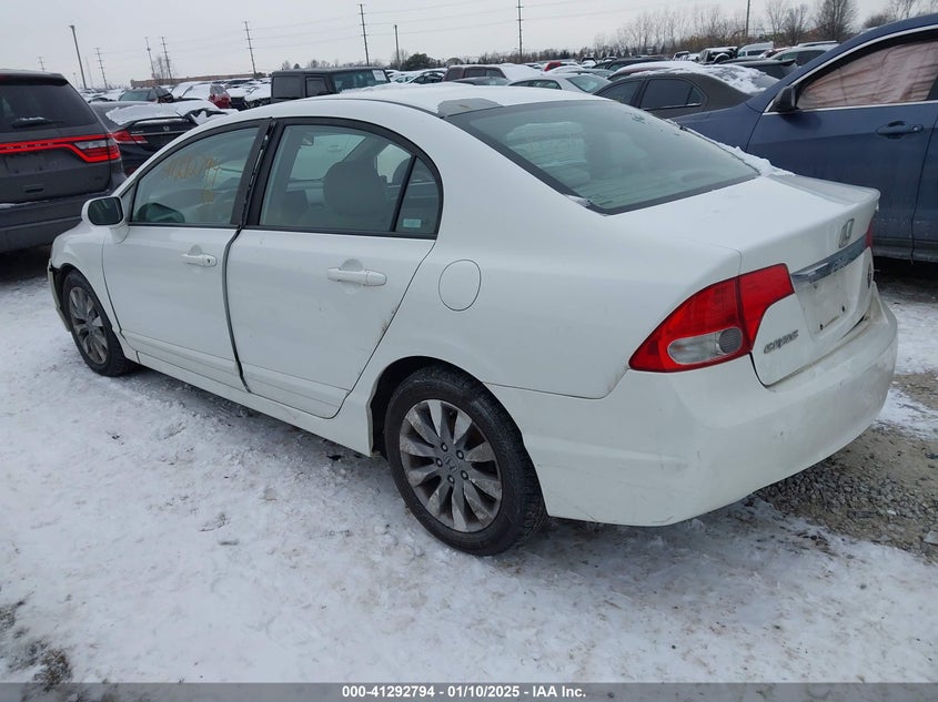 2009 HONDA CIVIC VIN: 19XFA16819E000622