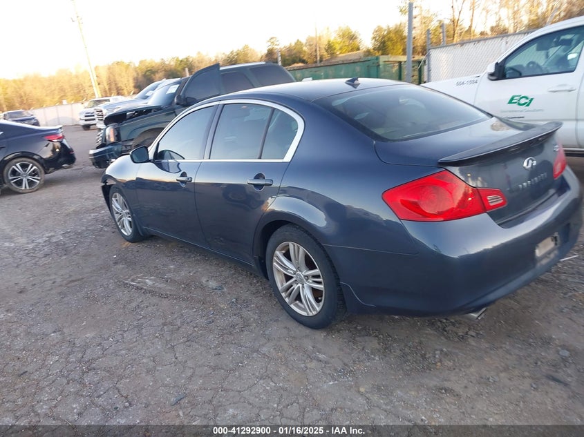 2011 INFINITI G25 VIN: JN1DV6AP6BM600120