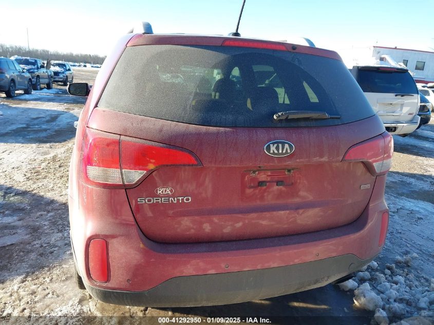 VIN 5XYKT4A60FG626399 2015 KIA Sorento, LX no.16