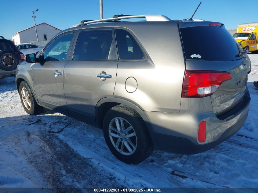 VIN 5XYKTCA60EG509270 2014 KIA Sorento, LX no.3