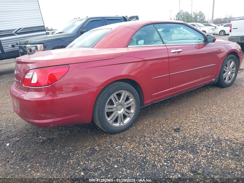 2008 CHRYSLER SEBRING VIN: 1C3LC65M48N639178