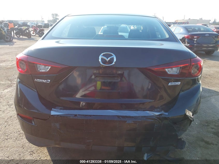 2016 MAZDA MAZDA3 VIN: JM1BM1T78G1319601