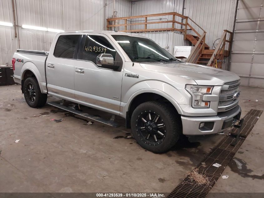 VIN 1FTEW1EG9FFA02819 2015 Ford F-150, Platinum no.1