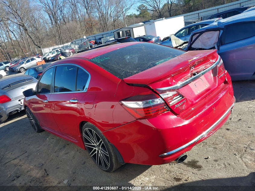 2016 HONDA ACCORD VIN: 1HGCR2F51GA199681