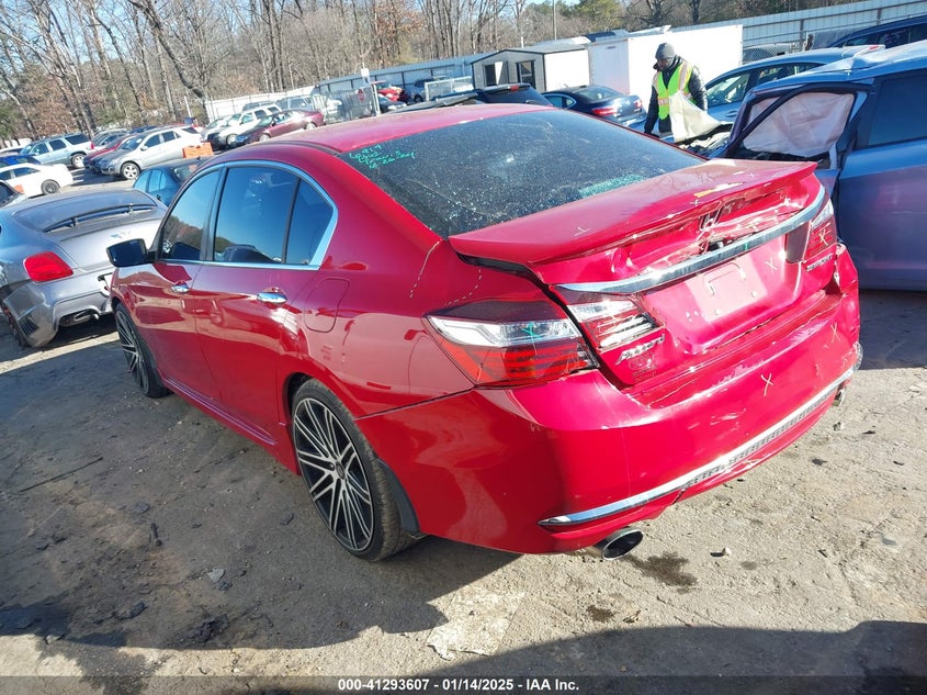 2016 HONDA ACCORD VIN: 1HGCR2F51GA199681