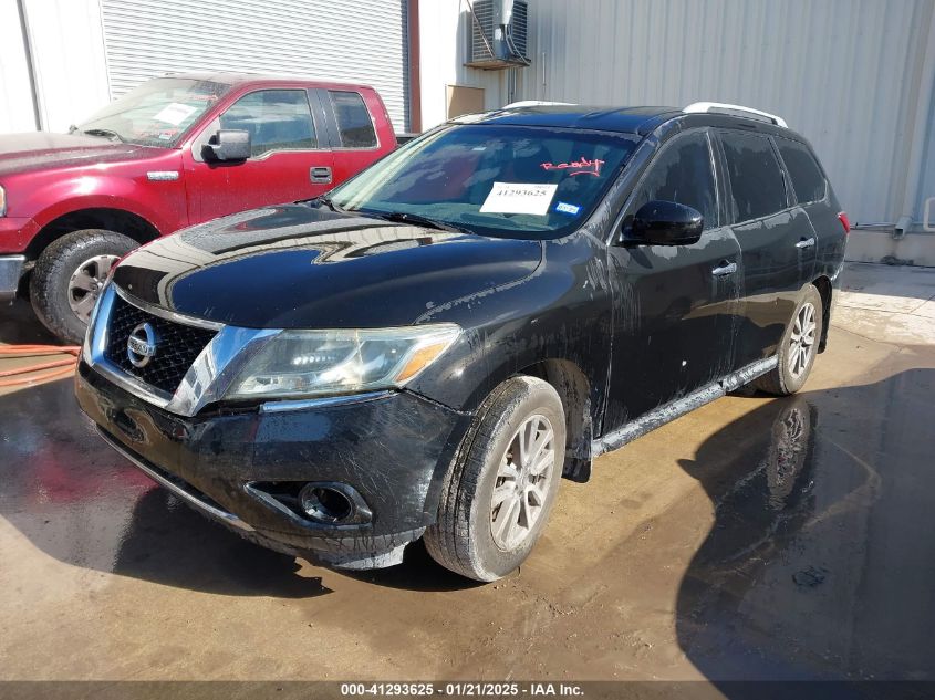 VIN 5N1AR2MNXFC693285 2015 Nissan Pathfinder, S no.2