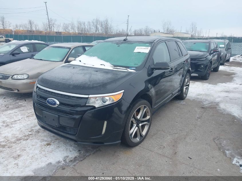 VIN 2FMDK4AK6DBA94386 2013 Ford Edge, Sport no.2