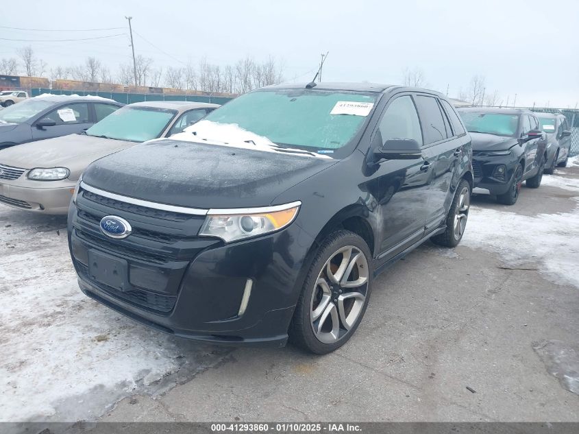 VIN 2FMDK4AK6DBA94386 2013 Ford Edge, Sport no.6