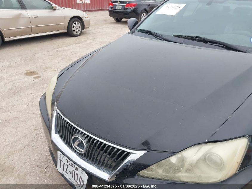 2009 Lexus Is 250 VIN: JTHBK262X95097178 Lot: 41294375