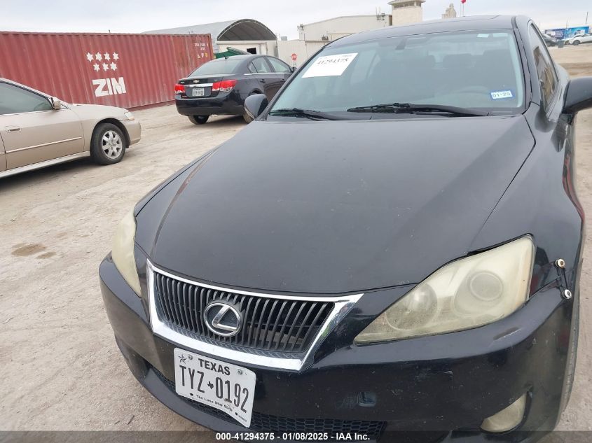 2009 Lexus Is 250 VIN: JTHBK262X95097178 Lot: 41294375