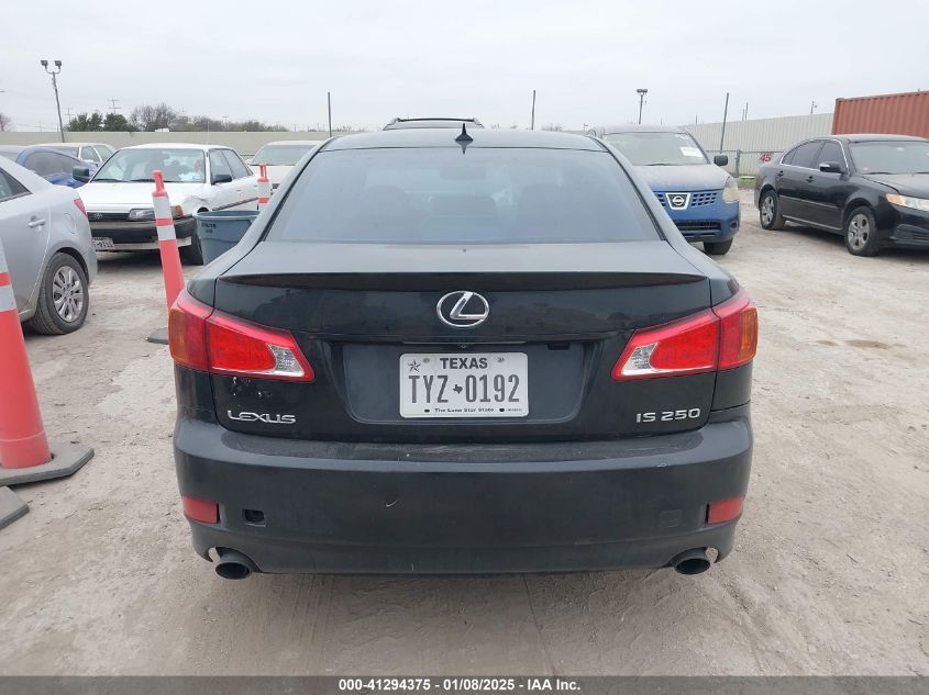 2009 Lexus Is 250 VIN: JTHBK262X95097178 Lot: 41294375