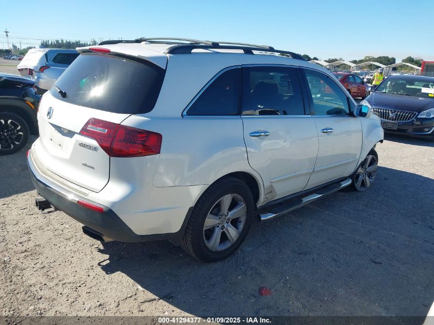 VIN 2HNYD2H3XDH524768 2013 ACURA MDX no.4