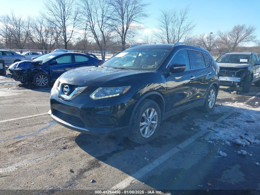 VIN KNMAT2MV0FP571856 2015 Nissan Rogue, SV no.6