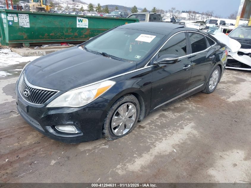 VIN KMHFH4JG9DA221498 2013 Hyundai Azera no.2