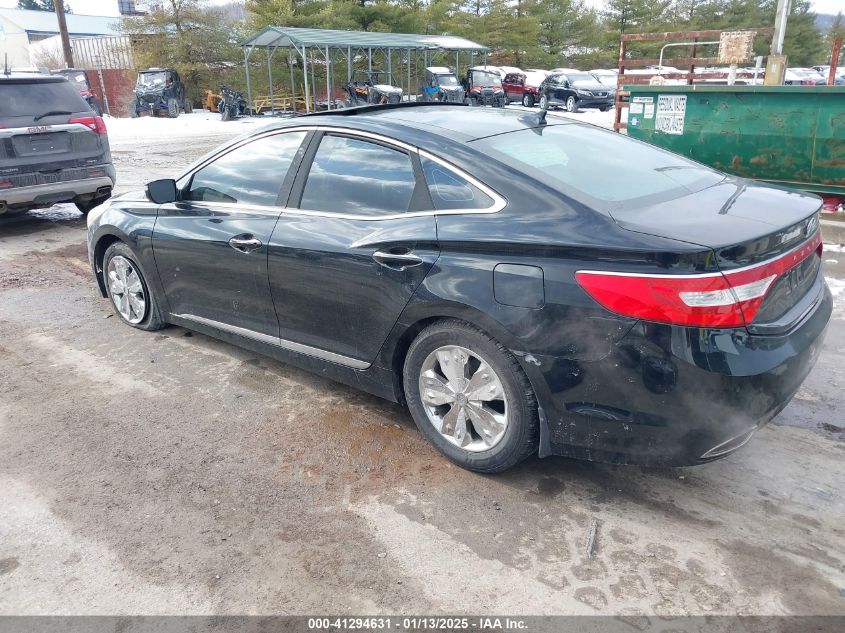 VIN KMHFH4JG9DA221498 2013 Hyundai Azera no.3