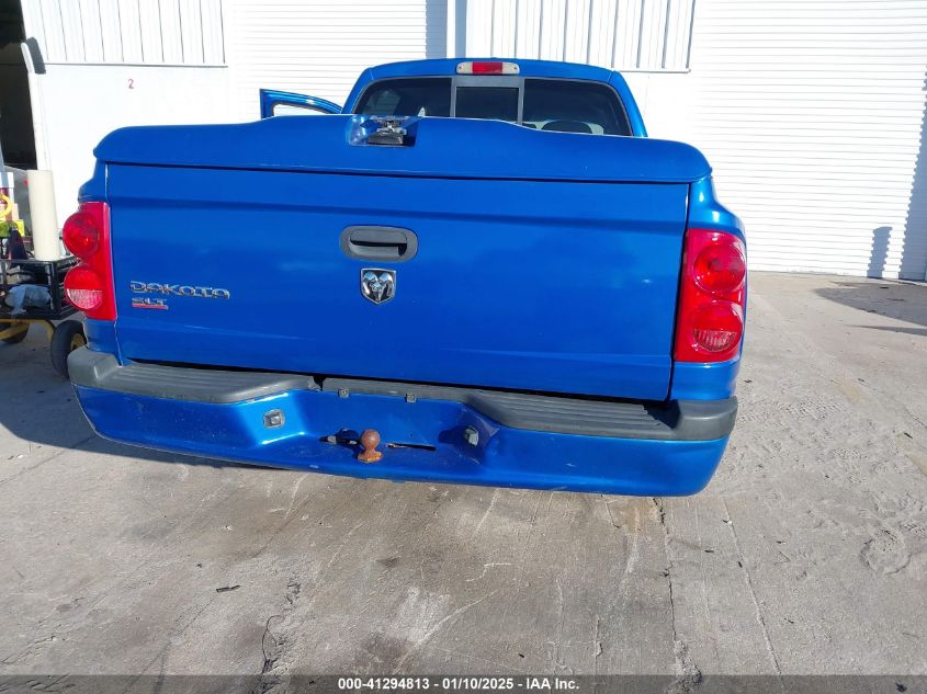 2007 Dodge Dakota Slt VIN: 1D7HE48K1752B8741 Lot: 41294813