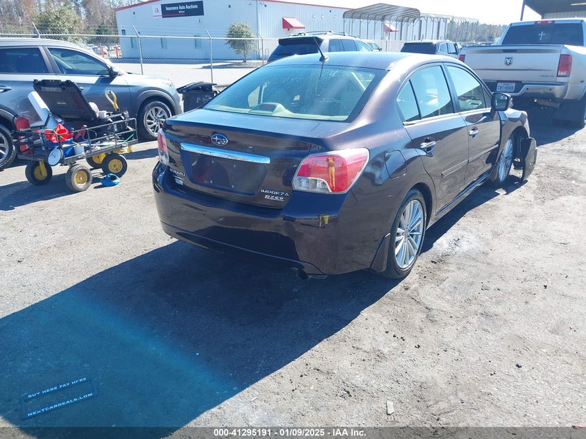 2013 SUBARU IMPREZA VIN: JF1GJAH60DH015959