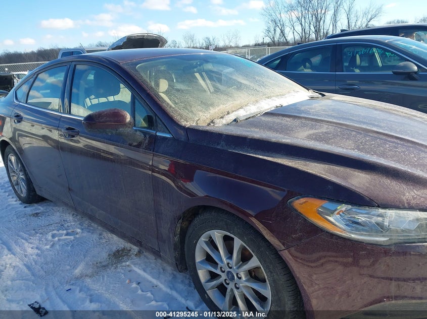 2017 FORD FUSION VIN: 3FA6P0H75HR290888