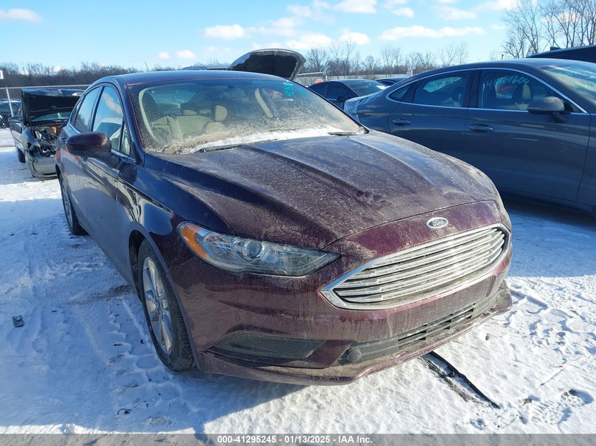 2017 FORD FUSION VIN: 3FA6P0H75HR290888