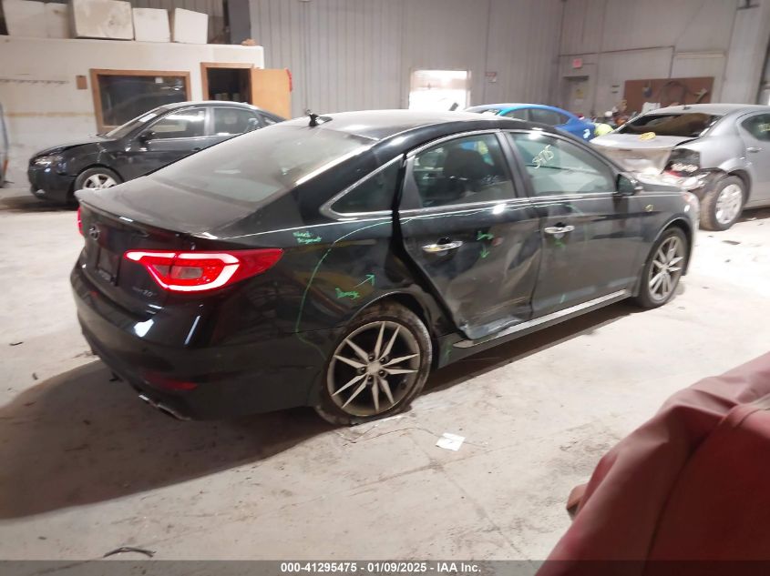 VIN 5NPE34AB3FH156923 2015 Hyundai Sonata, Sport 2.0T no.4