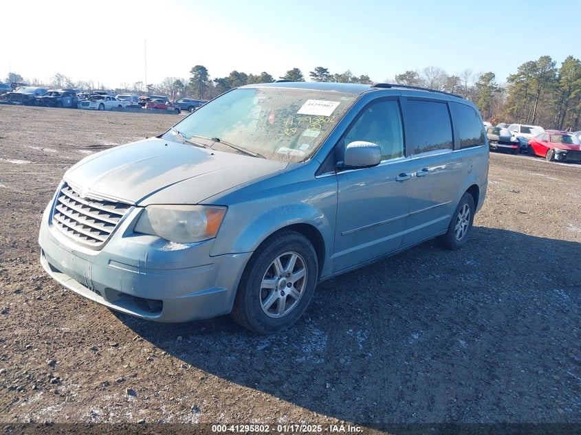 Vin: 2a4rr5d15ar319179, lot: 41786187, chrysler town & country touring 20102