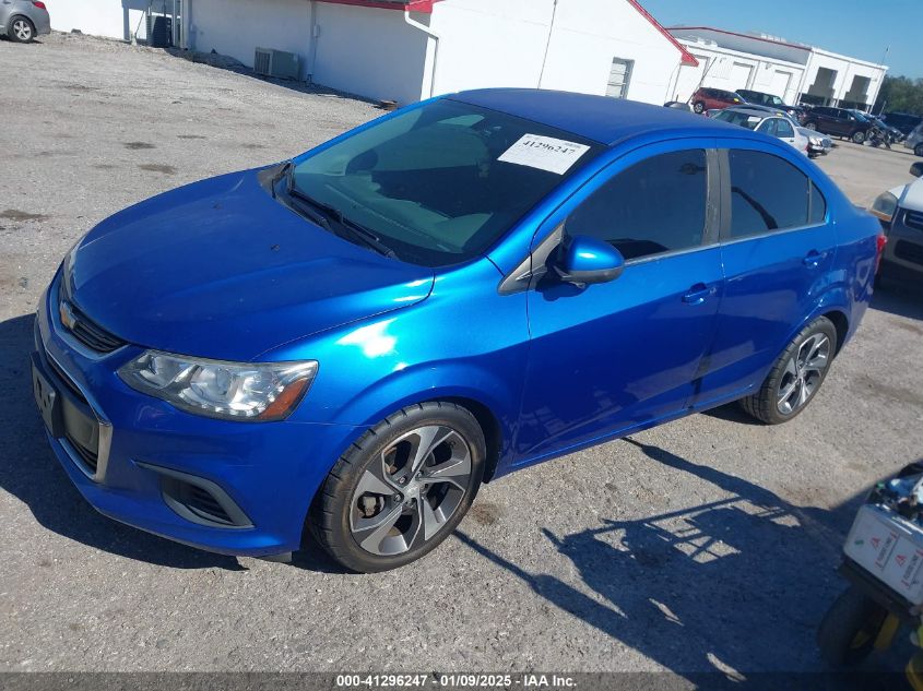 2017 CHEVROLET SONIC VIN: 1G1JF5SBXH4109948