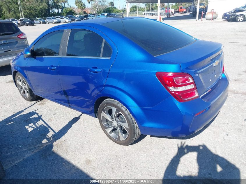 2017 CHEVROLET SONIC VIN: 1G1JF5SBXH4109948