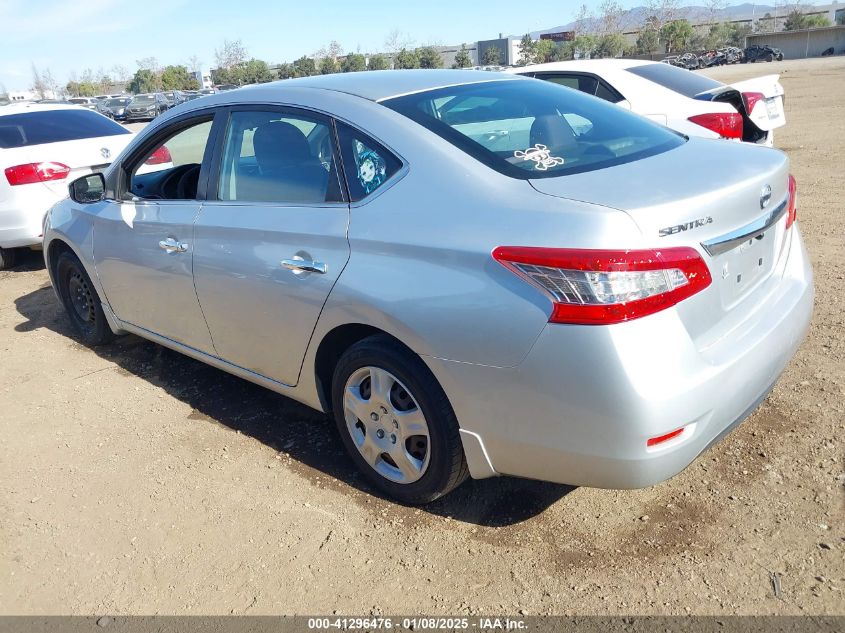 VIN 3N1AB7APXFY287433 2015 Nissan Sentra, S no.3