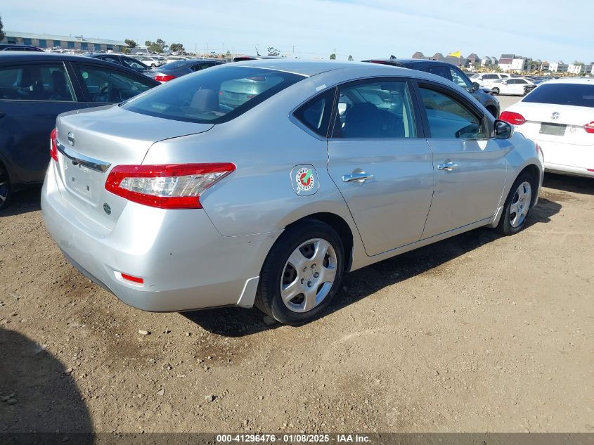 VIN 3N1AB7APXFY287433 2015 Nissan Sentra, S no.4