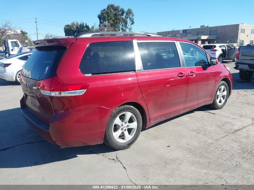 VIN 5TDKK3DC9DS311406 2013 Toyota Sienna, Le V6 8 P... no.4