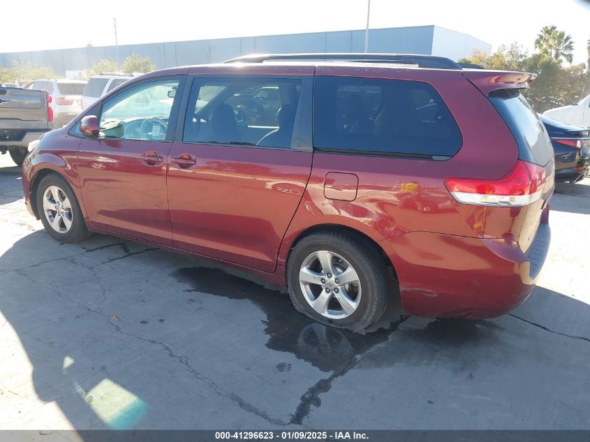 VIN 5TDKK3DC9DS311406 2013 Toyota Sienna, Le V6 8 P... no.6