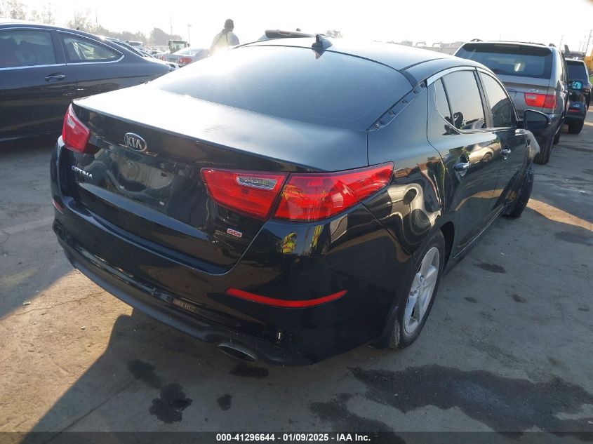 VIN 5XXGM4A74FG467614 2015 KIA Optima, LX no.4