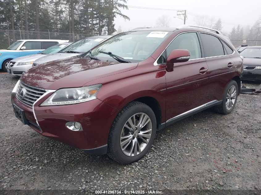 VIN 2T2ZK1BA6DC087620 2013 Lexus RX, 350 no.2