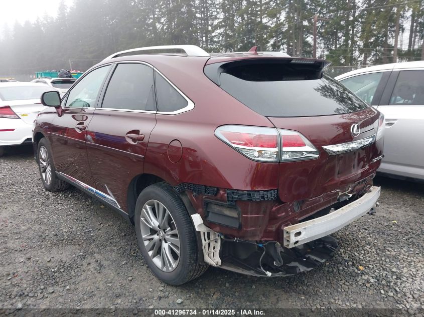 VIN 2T2ZK1BA6DC087620 2013 Lexus RX, 350 no.3