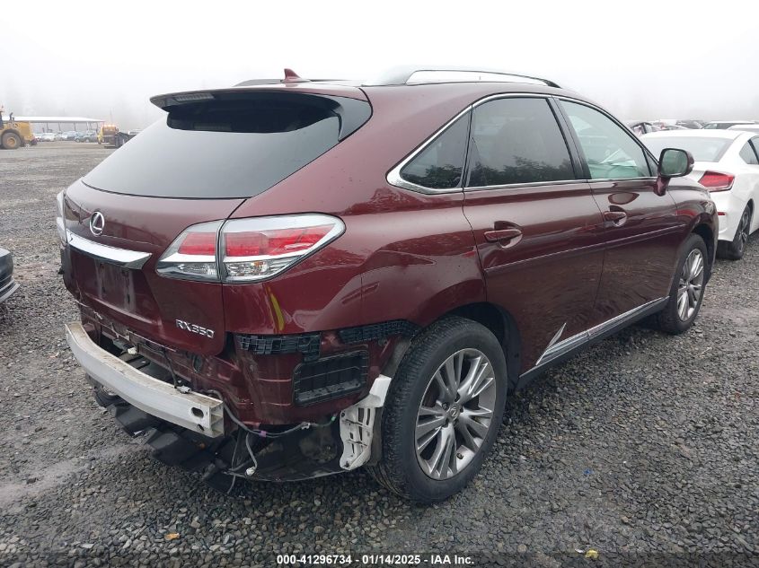 VIN 2T2ZK1BA6DC087620 2013 Lexus RX, 350 no.4